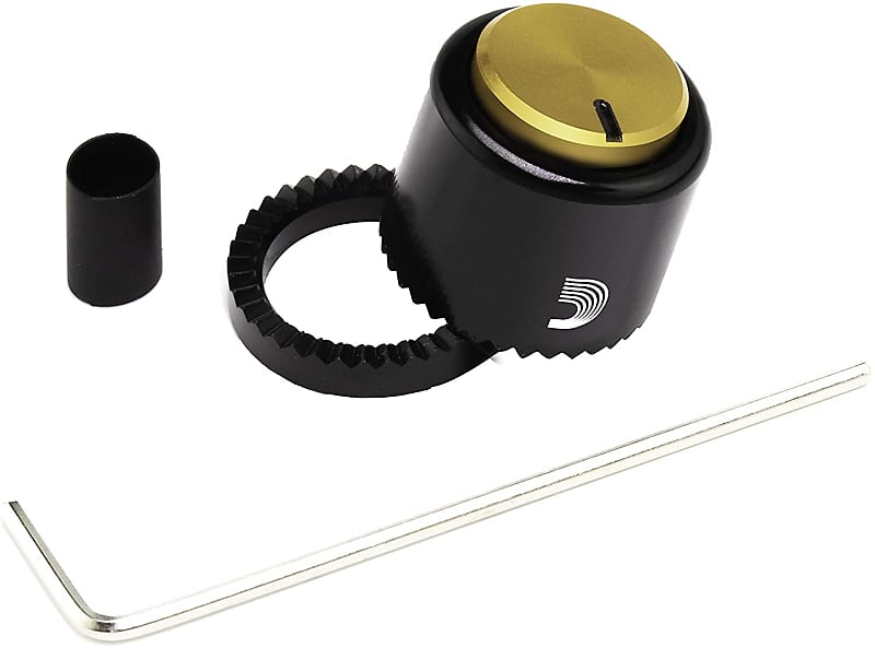 D'Addario Accessories LokNob Pro Large - Black/Gold, PW-LNPL-01BG image 1