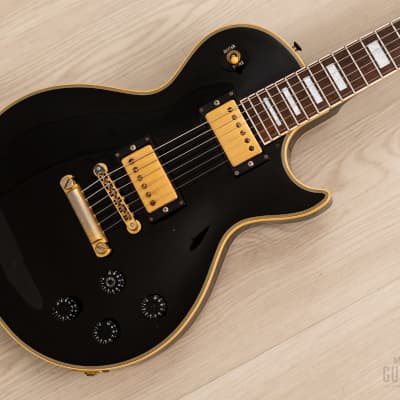 Orville By Gibson Les Paul Custom 1990 Black 'USA Pat No.' Pickups Deep  Joint Serviced/Cleaned | Reverb