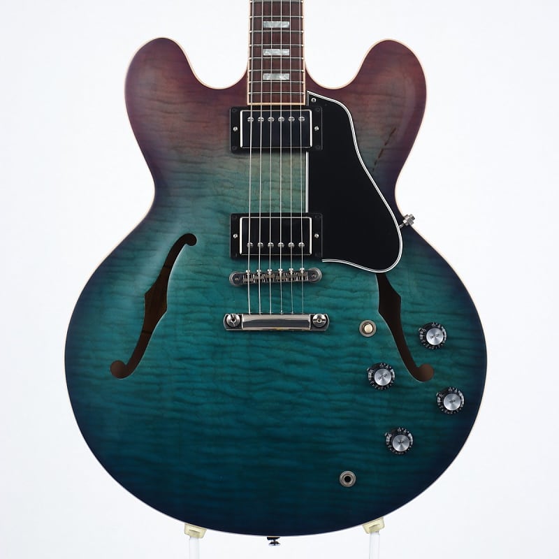 レフティ Gibson ES-335 (2019) Gibson Memphis 2019 Limited ES-335 Dot P-90 Ebony LEFTY