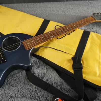 Fernandes ZO-3 Digi-Zo Hyper Travel Guitar - Metallic Blue
