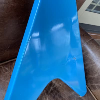 Video! 1981 Gibson Flying V - Bahama Blue image 8