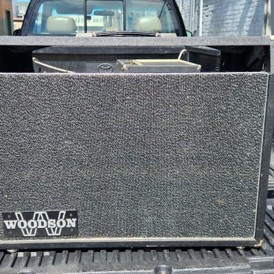 As-Is Disassembled Vintage 1970s Woodson W150 2x12 Combo Eminence Speakers for sale
