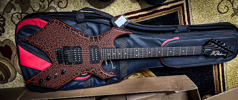 2022 BC Rich Limited Edition Stranger Things Warlock Red | Reverb