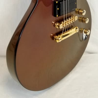 ESP LTD EC-1000 Set Neck Electric Guitar - Gold Andromeda, 2022, w/ESP Hard Shell Case image 5