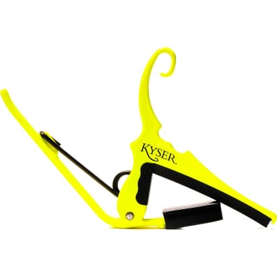 Kyser KG6 Neon Special Edition Quick-Change Capo, Yellow for sale
