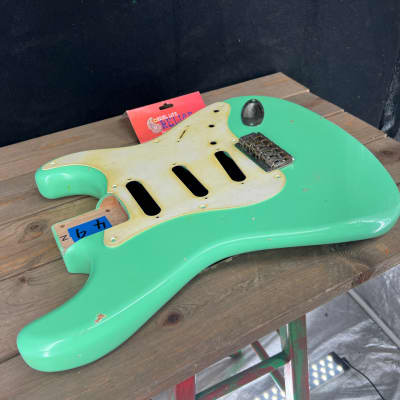 Real Life Relics Strat® Stratocaster® Body Aged Surf Green #2 image 8