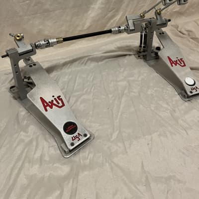 Axis X-L2 X Series Longboard Double Bass Drum Pedal 2010s - Silver image 1
