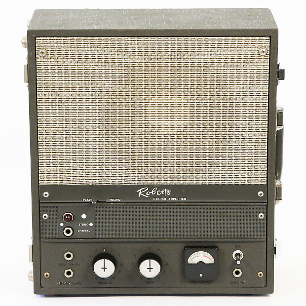 1965 Roberts / AKAI A-901 Mic Pre Vintage Field Reference Stereo Amplifier  - 100% All Original!