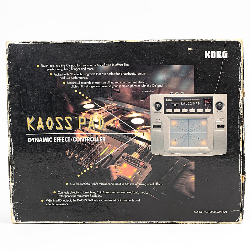 Korg Kaoss Pad KP-1 Dynamic Effects Controller with Box and Power Supply