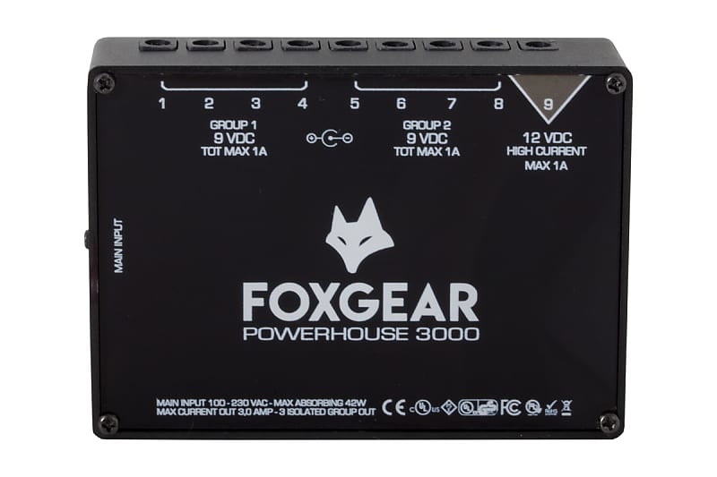 Foxgear Powerhouse 3000   Alimentatore Multiplo Per Pedalboard image 1