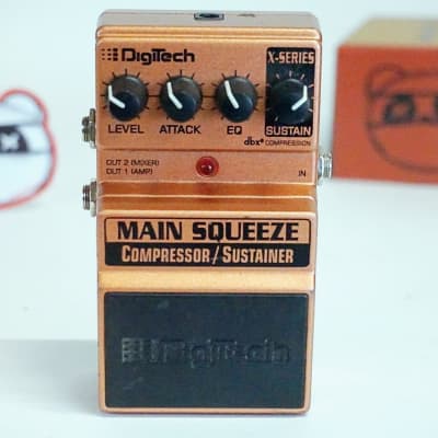 DigiTech Main Squeeze Compressor Sustainer Pedal | Reverb