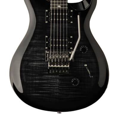 PRS SE Custom 24 Floyd Electric Guitar - Charcoal Burst image 1
