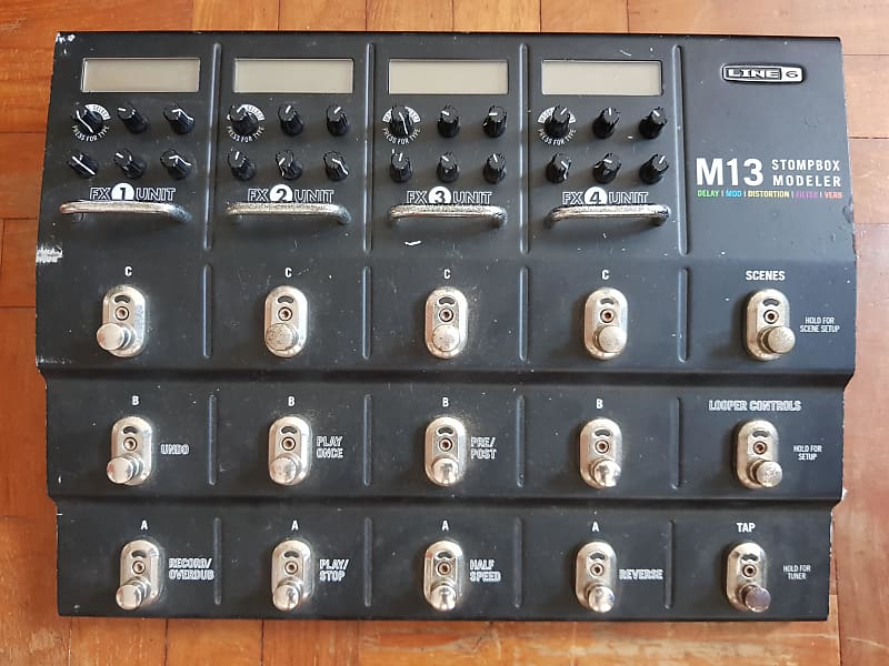 M13 Stompbox Modeler - 75 stomp box effects pedals in one unit