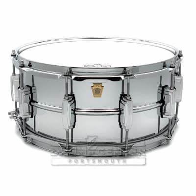 Ludwig Supraphonic Chrome Over Brass Snare Drum 14x6.5 image 1
