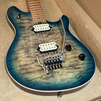 EVH Wolfgang Special QM Electric Guitar - Indigo Burst image 6