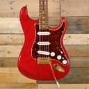 Fender Deluxe Players Stratocaster - Rosewood FB - Noiseless - 2005-2016 Crimson Red Transparent
