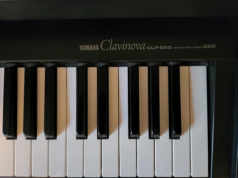 Yamaha Clavinova CLP-550 1989 Black Walnut | Reverb
