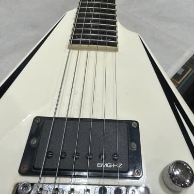 ESP Alexi Laiho Standard Scythe V 2007 White Electric Guitar ESP Alexi Laiho Standard Scythe V 2007 White Electric Guitar