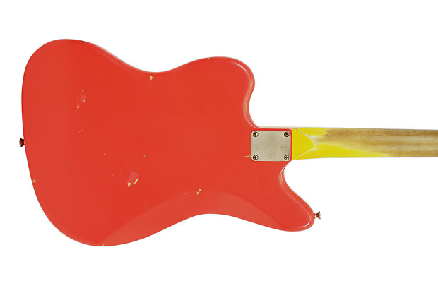 Nash Guitars JM-63 w/ Hardshell Case - Fiesta Red/Rosewood