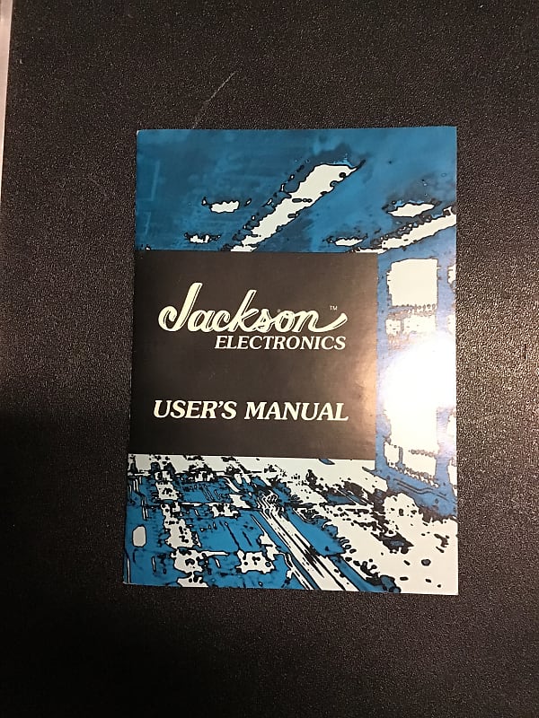 Jackson USA pickup User's Manual 1987 image 1