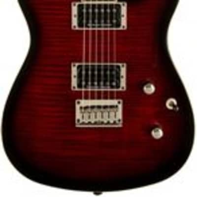 Fender Custom Telecaster FMT HH Electric Guitar Black Cherry Burst image 1