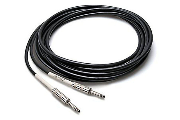Hosa GTR-210 1/4" TS Male Straight to Same Guitar/Instrument Cable - 10' image 1