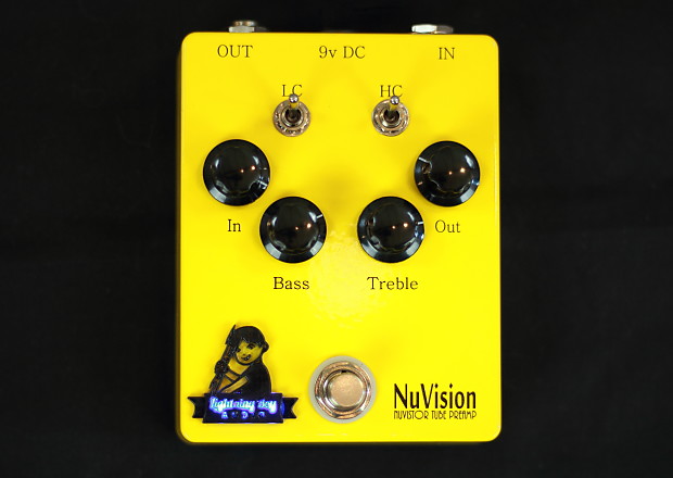 Lightning Boy Audio NuVision - high voltage nuvistor tube drive EQ pedal image 1