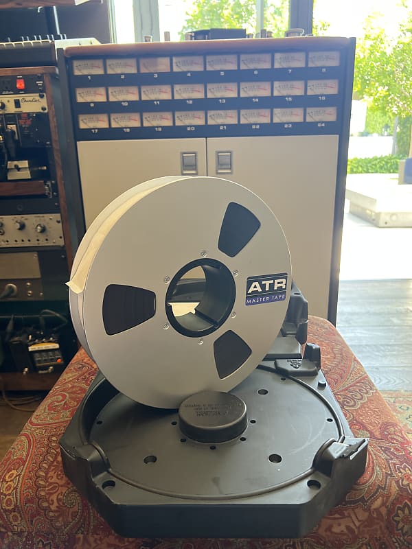 ATR 2” ATR Magnetics Studio Master Tape 2016 - Silver Metal 10.5” Reel-  Used