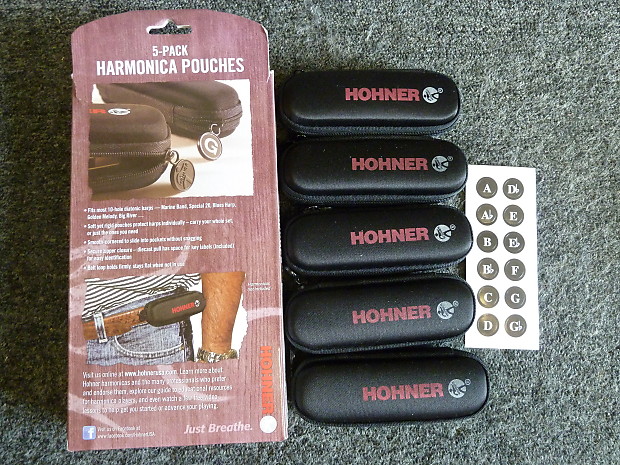 Hohner HPN5 Harmonica Pouch (5-Pack) image 1