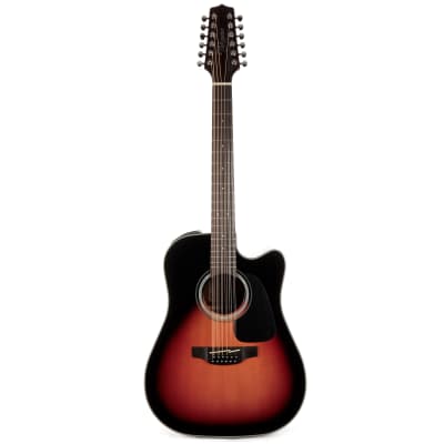 Takamine GD30CE Dreadnought Acoustic Electric 12 String - Brown Sunburst image 2
