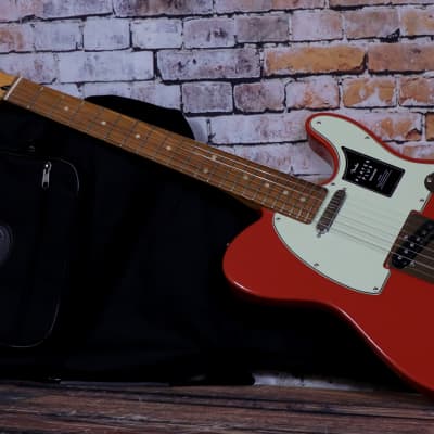 Fender Player Plus Telecaster with Pau Ferro Fretboard & a Deluxe Fender Gig Bag 2023 Model in Fiesta Red for sale