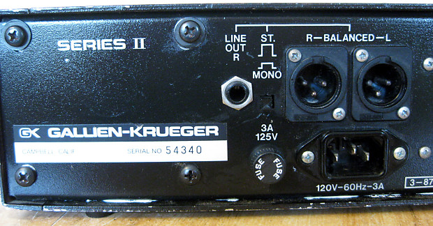 Gallien Krueger 200RCB Bass Amp