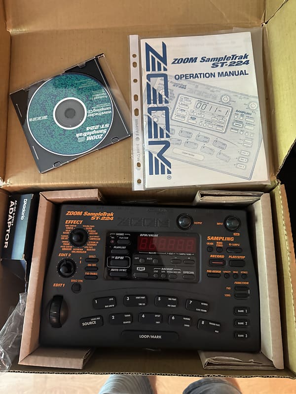 Zoom SampleTrak ST-224 Sampler 1999 - 2004 - Black image 1