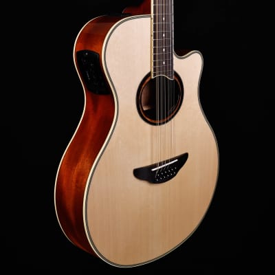 Yamaha APX700II-12 12 String Natural Thinline Acoustic Electric Cutaway 4lbs 3.9oz image 2