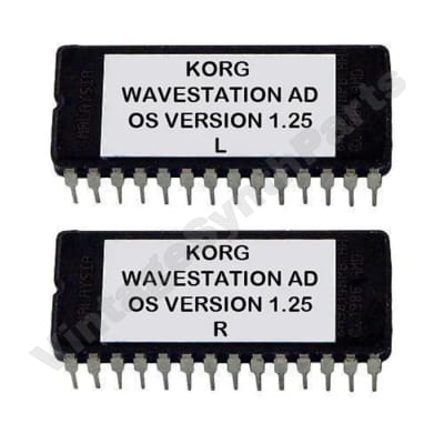 Korg Wavestation AD firmware Latest OS upgrade update version 1.25 Eprom Wavestation-AD Rom