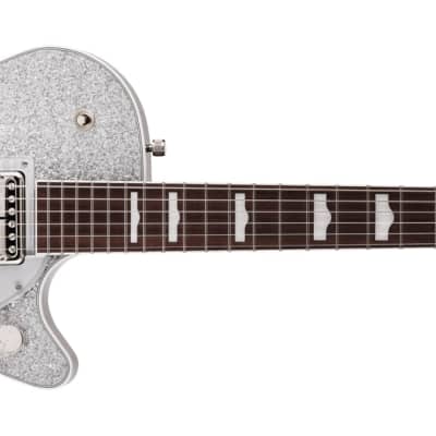 Gretsch -  G6129T-89 Vintage Select '89 Sparkle Jet™ with Bigsby®, Rosewood Fingerboard, Silver Sparkle for sale