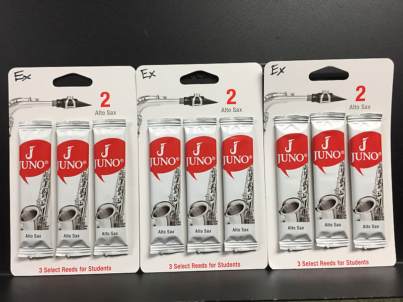 VANDOREN Juno Alto Sax Reeds 3 Packs 9 reeds Strength Reverb