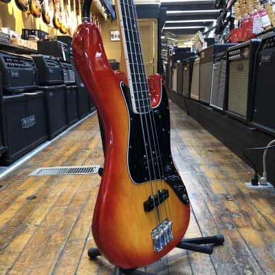 Fender Rarities Flame Ash Top Jazz Bass 2019 Plasma Red Burst w/Hard Case, All Materials image 2