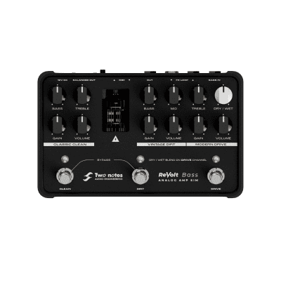 Two notes ReVolt Bass | 3 Channel Tube-Driven All-Analog Bass Amp Simulator / DI image 2
