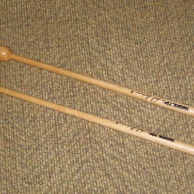 ONE pair new old stock Regal Tip 604SG (Goodman # 4) Timpani Mallets, 1" Wood Ball (includes packaging) image 11