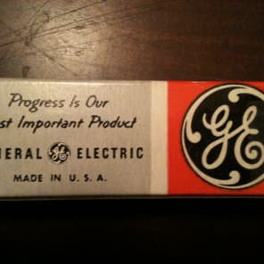 GE 12DW7 7247 tube valve - Made in USA - tests strong image 5