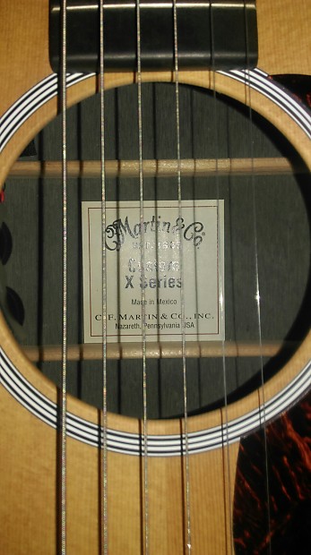 Martin CO. Custom X Series Satin