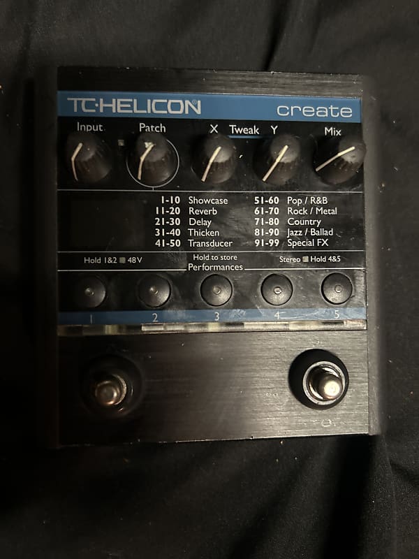 TC Helicon VoiceTone Create | Reverb