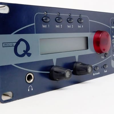 Waldorf Micro Q Synthesizer Rack Blau + Top Zustand + 1,5 Jahre Garantie