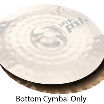 Paiste PST 8 14-Inch Reflector Sound Edge Bottom Hi-Hat Cymbal with Medium Long Sustain (1803314) image 2