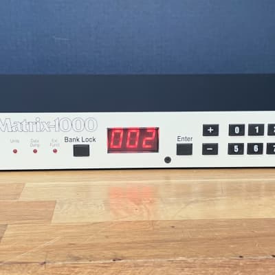 [Mint] Oberheim Matrix 1000 Rackmount 6-Voice Synthesizer - White