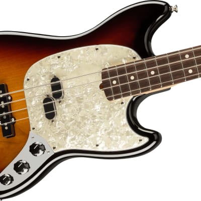 Fender American Performer Mustang Bass 3-Color Sunburst image 3