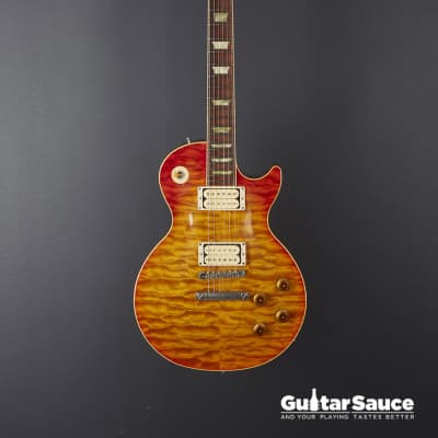 Gibson Custom Shop 59 Reissue Jimmy Wallace Les Paul Tom Murphy Painted Monster Quilted Top Heritage Cherry Burst 1992 Used (Cod. 1452UG) for sale