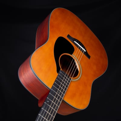 Yamaha Red Label FG3 Acoustic Guitar - Vintage Natural SN IIO291350 image 7