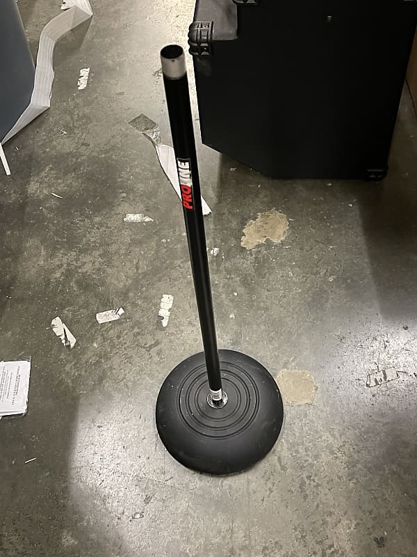 Proline MS235BK round base mic stand Reverb